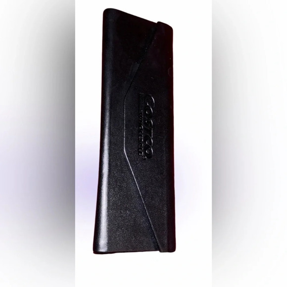 Costco black Vegan leather glasses  case - Picture 1 of 10